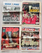 Liverpool F.C. Echo Daily Post The Kop May 2001 Treble Heroes Souvenir Editions