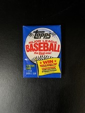 1983 TOPPS BASEBALL UNOPENED WAX PACK FROM UNOPENED BOX
