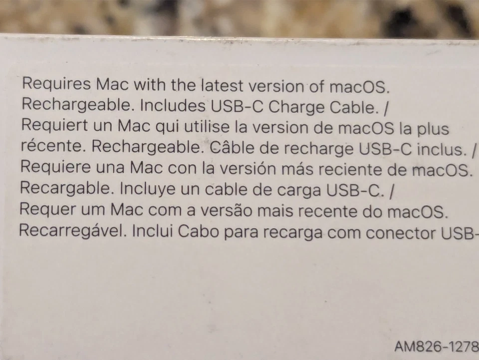 Apple Magic Mouse 3 Multi-Touch Surface USB C Wireless Model White - Image 4 of 4