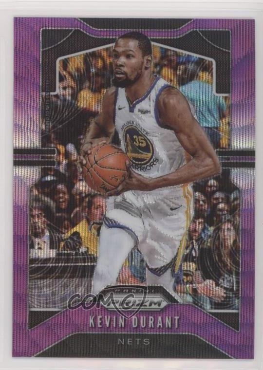 2019-20 Panini Prizm Purple Wave Prizm Kevin Durant #210 0h0m