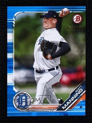 2019 Bowman Prospects Blue 73/150 Matt Manning #BP-85 jw9