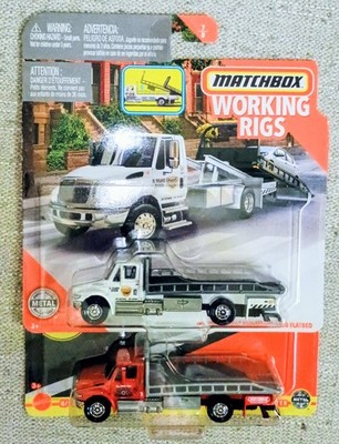 New Lot WORKING RIGS WHITE 2024 + Red 2020 INTERNATIONAL DURASTAR 4400 FLATBED 