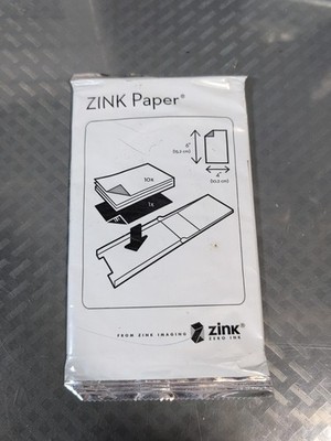 Zink Photo Paper 6  x 4   (4'' X 6'')  10 Sheets #10