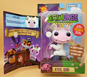 Fingerlings Grimlings Scaredy Cat Junk Yard Evil Gigi Hip Hop NIB Lot of 4