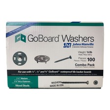 GoBoard Fastener & Washer Combo Pack for Wood Studs - 70005849 GoBoard Fastener & Washer Combo Pack for Wood Studs - 70005849 - Image 1
