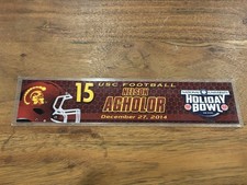 Nelson Agholor Game Used USC Trojans Lockeroom Nameplate Jersey Holiday Bowl