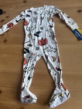 Halloween 1 Piece Pajamas From Carter  s Footed Lightweight Unisex Size 12 Month