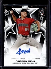 2025 Topps Series 2 Baseball Stars Autograph #BSA-CME Cristian Mena Rookie Auto