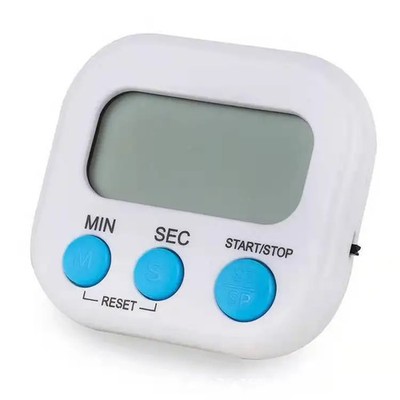 1PC LCD Display Magnetic Digital Timer Kitchen Baking Countdown Dormitory Learni