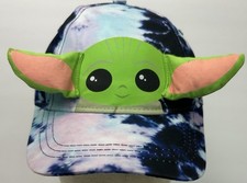 Star Wars Grogu Baby Yoda Hat Tie Dye Strapback Baseball Cap The Mandalorian