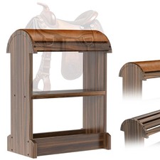 Extra-Large Wood Saddle Rack - Perfect Saddle Stand for Tack Organization