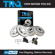 TRQ  Brake Pad & Rotor,Shoe & Drum Kit Semi-Metallic For 05-07 Chevrolet GMC