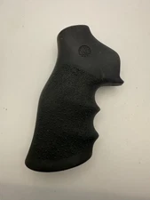 HOGUE RUGER GP100 SUPER REDHAWK BLACK RUBBER GRIPS (Like Pachmayr)