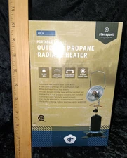 Stansport 195 Portable Outdoor Propane Radiant Heater -NO PROPANE BOTTLE