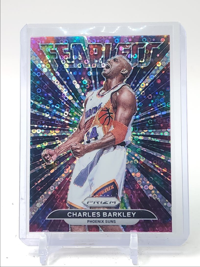 CHARLES BARKLEY 2021-22 PANINI PRIZM FEARLESS FAST BREAK SUNS Q4588