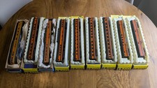 HO Scale Empire Builder Train, Passenger Cars