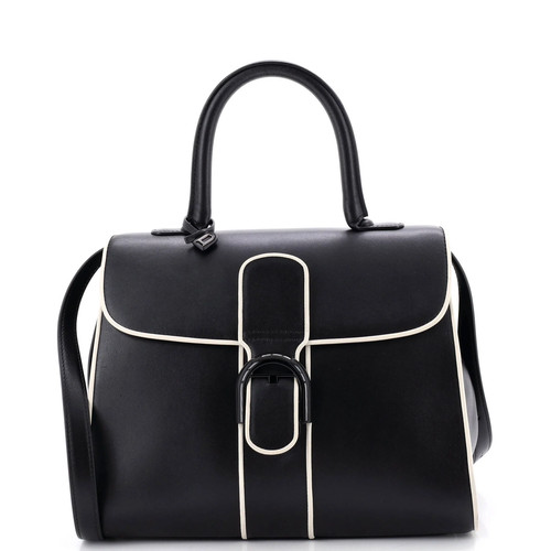 Delvaux Brillant Top Handle Bag Leather MM