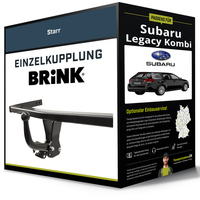 Starre AnhäNgerkupplung FüR Subaru Legacy Kombi 03- IV Typ Bl/Bp Brink NEU