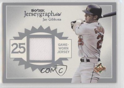 2004 Skybox Autographics Jerseygraphics Silver 53/100 Jay Gibbons #J-JG2 0br9