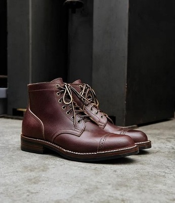 Alaska Outfitters Ray Kwok 39002 Custom Service Boot Horween Waxed Flesh