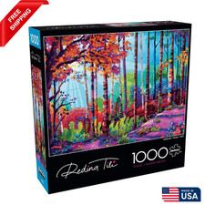1000 Piece Puzzle Woodland Forest Animals Jigsaw For Adults Nature Scenery Art