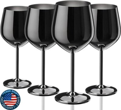 Lifecapido Subliation Blanks – Vasos De Vino De Acero Inoxidable De 12