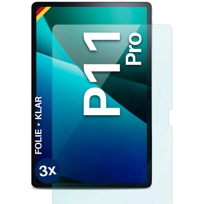3x Schutzfolie für Lenovo Tab P11 Pro (Gen 1) Displayschutz flexibel kein Glas