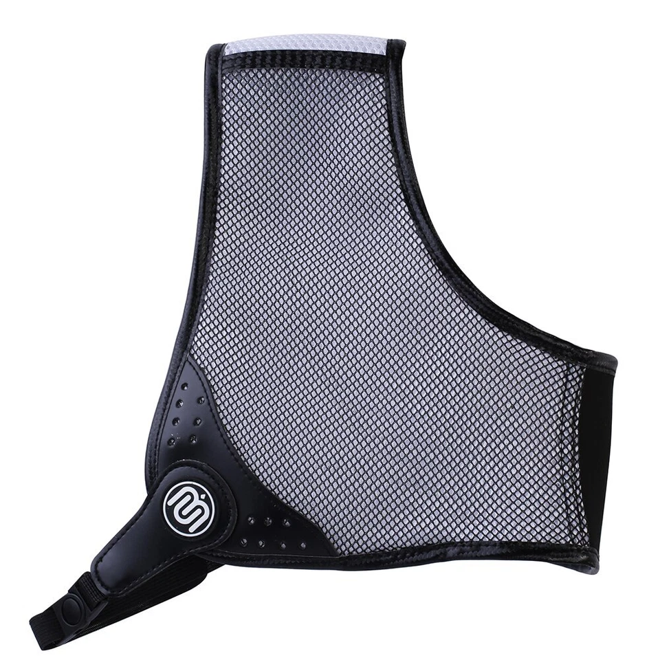 Protector de pecho de tiro con arco ajustable de 3 capas de cuero + tela duradera Foto 4 de 4