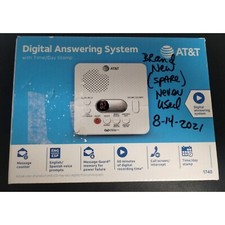 AT T White Digital Answering System SKU 2110