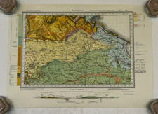 Ordnance Survey, England, Geological, Drift, Sheet Map, of Scarborough,  1967