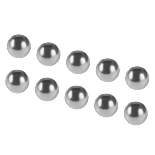 sourcing map 200 Pcs Billes Acier pour Vélo Casters Roulement en Acier au Carbone Boules 4mm Diamètre