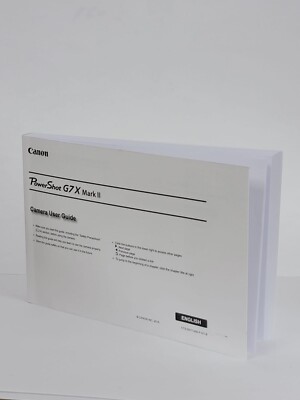 Canon PowerShot G7X Mark II Instruction Owners Manual G7X Mark II Book NEW | eBay