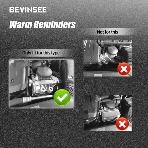 Engine Thermostat Cooler Housing Cover Plug For BMW N54 N55 S55 F06 F12 F13 640i - Picture 2 of 7