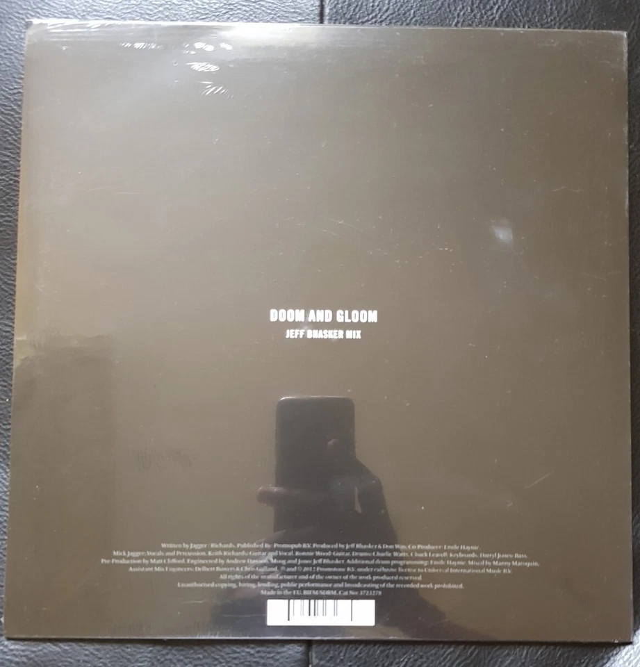 Doom and Gloom by The Rolling Stones 10" Limited Edition, Facyory Sealed  - Image 2 of 2