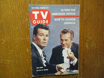 1959 TV Guide(JACK KELLY/JAMES GARNER/ERIC FLEMING/LUMPY  BRANNUM/JOCELYN BRANDO