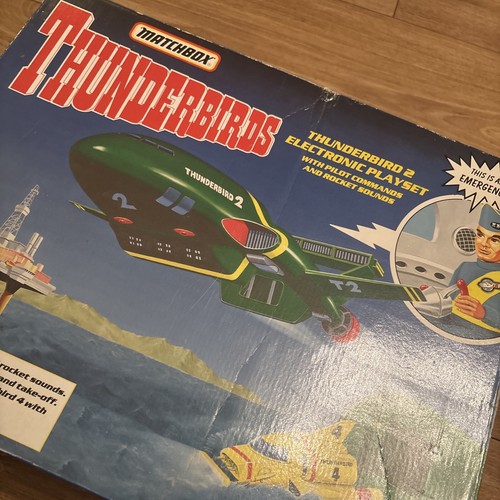 Boxed Matchbox Thunderbirds 2 Electronic Playset Complete Rare Not Played With - Picture 6 of 7