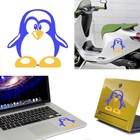 LINUX, pegatina de vinilo versión bicolor