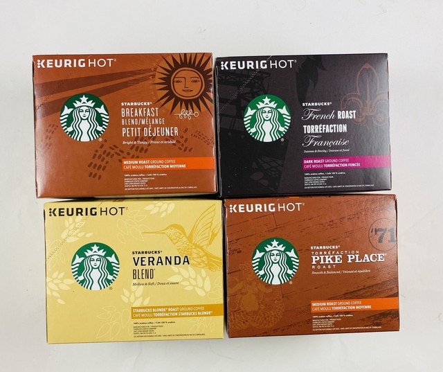 Starbucks Dark Roast Coffee KCup Variety Pack for Keurig Brewers, 96