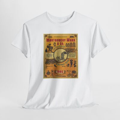 Vintage 1895 Montgomery Ward Mail Order Catalog Unisex Tee, Gildan Heavy Cotton
