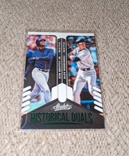2022 KEN GRIFFEY JR / ALEX RODRIGUEZ ABSOLUTE HISTORICAL DUALS GREEN INSERT