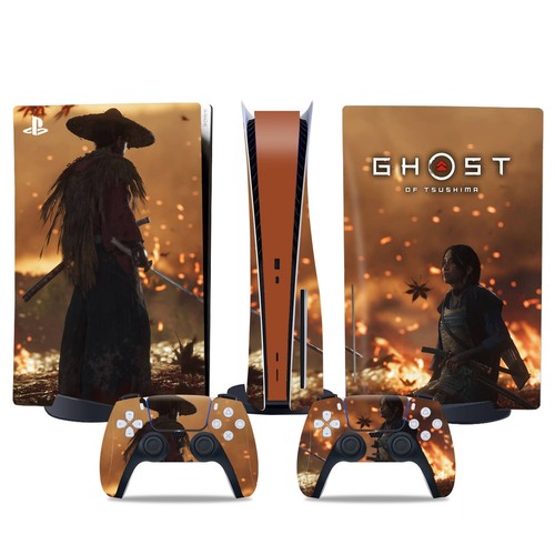 Ghost of Tsushima Cover Vinyl for Console Controller Decal Skin Sticker PS5 Disc - Picture 46 of 54