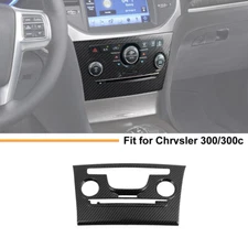 Carbon Air Condition Climate control panel Trim Cover For Chrysler 300 2010-2014