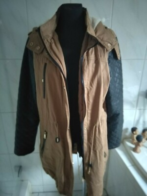 Atmosphere Parka Jacke warm kuschelig Kapuze Gr.L ca 42 Maße beachten