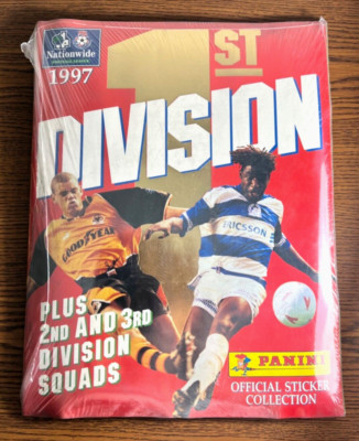 Panini Football 1st Division 1997 Mega Rare Sealed Stickers Set ...
