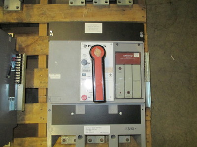 GE PowerBreak TPVF6620 2000A 3P 600V MO/FM Circuit Breaker w/ LI Used E-ok