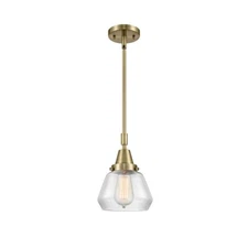 Innovations FR Fulton 1 Light LED Mini Pendant, AB/Clear - 447-1S-AB-G172-LED