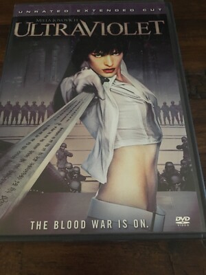 Ultraviolet DVD (2006) Milla Jovovich Unrated Extended Cut