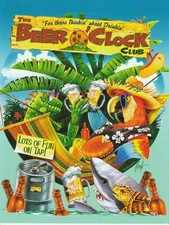 Happy Birthday Card - Hope Every Hour of Your Day is Happy Hour - Beer O'Clock