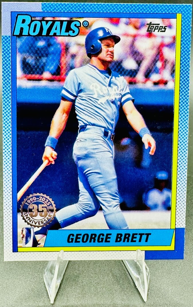 GEORGE BRETT 2025 Topps #T90-28 1990 Real One /90 SP HOF Royals