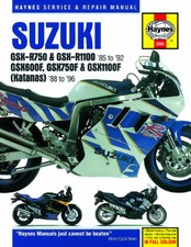 Suzuki GSX-R750/R1100/600F/750F/1100F Katana 1986-1996 Haynes Workshop Manual